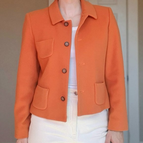 Vintage orange blazer - Picture 1 of 3